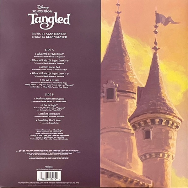 Tangled / Rapunzel - Songs From Tangled (Zoetrope) Plak