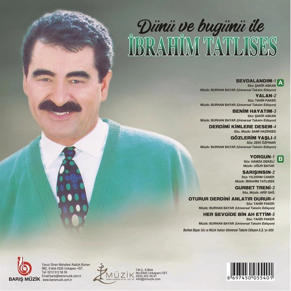 İbrahim Tatlıses - Dünü ve Bugünü ile Plak