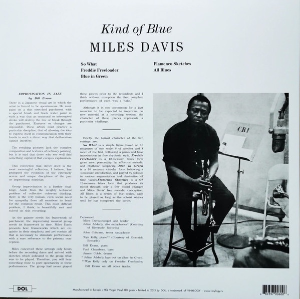 Miles Davis - Kind Of Blue (Mavi Renkli)
