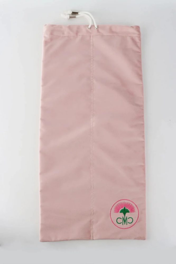 Mahjong Rack Bag- Light Pink Velvet