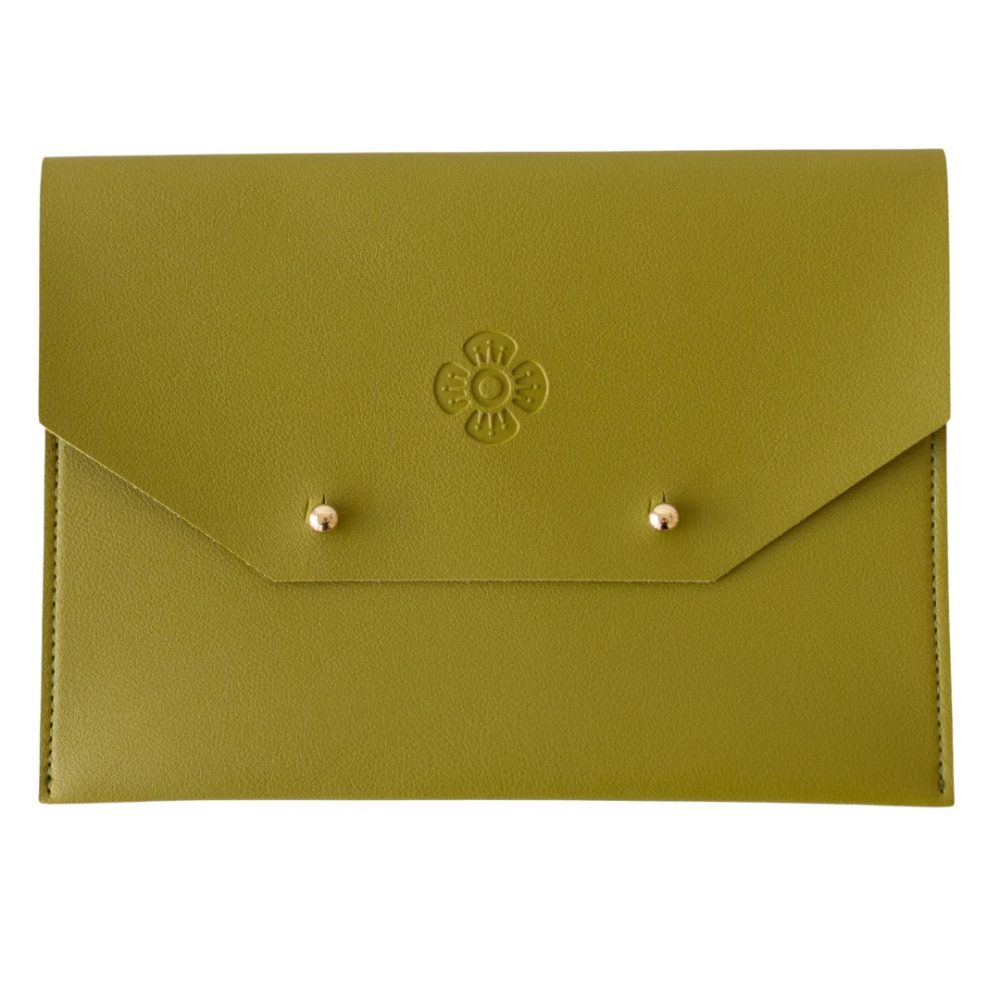 Card Clutch - Avocado Green