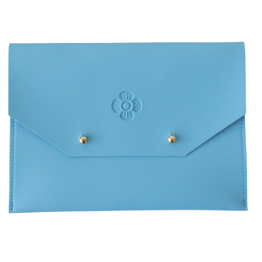 Card Clutch - Bright Blue