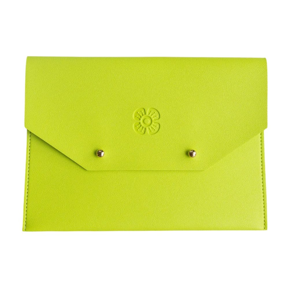 Card Clutch - Chartreuse