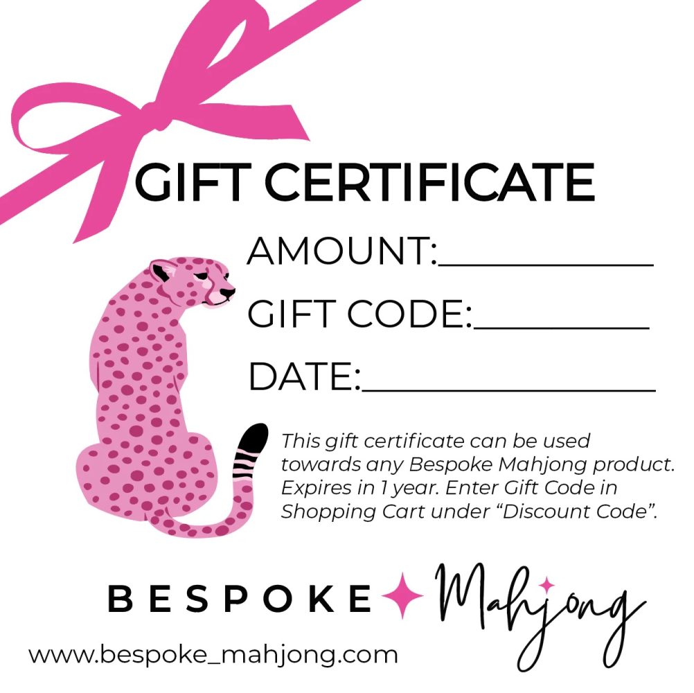 Bespoke Gift Certificate