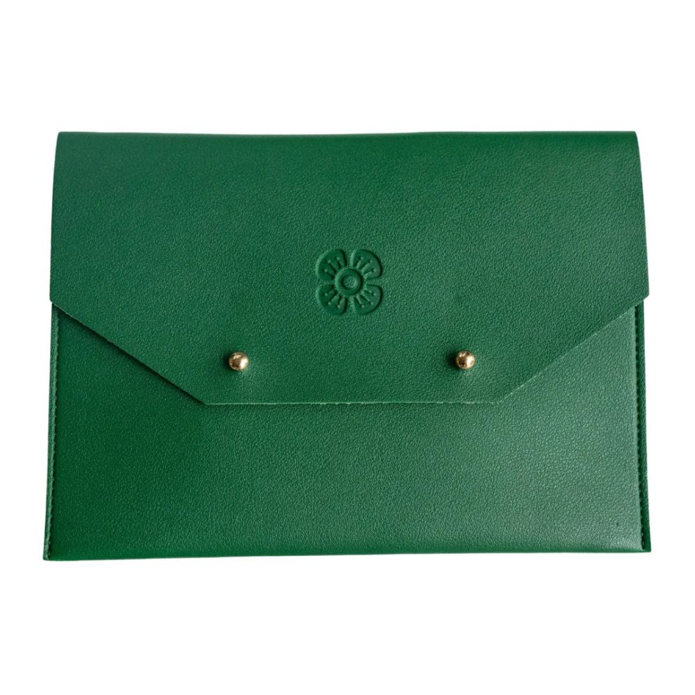 Card Clutch - Hunter Green