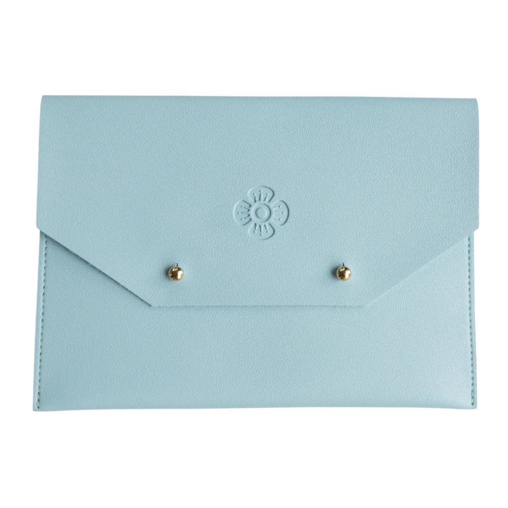 Card Clutch - Light Blue