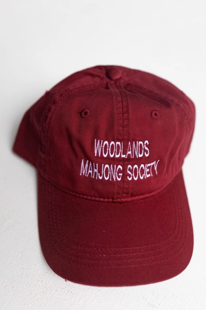 Woodlands Mahjong Society Cap – maroon