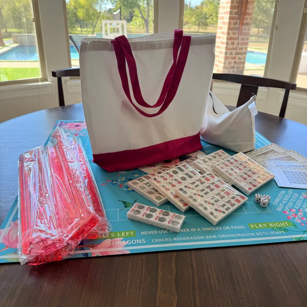 All In One - Mahjong Tile Pink Set