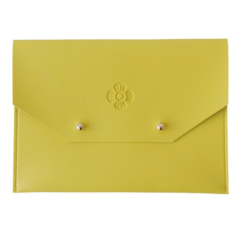Card Clutch - Yellow