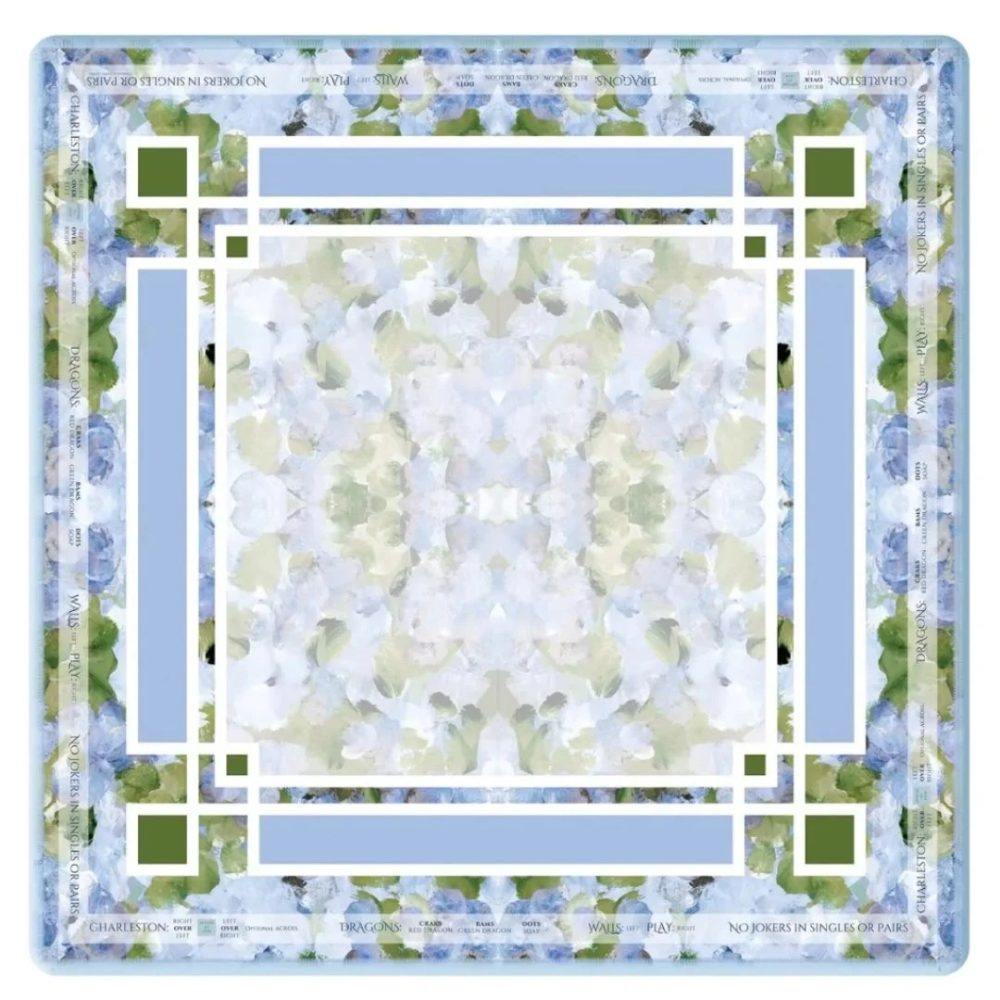 Hydrangea Bliss Mahjong Mat