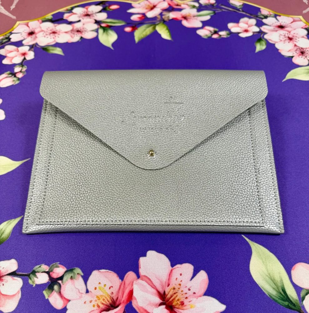 Silver Mahjong Card Holder