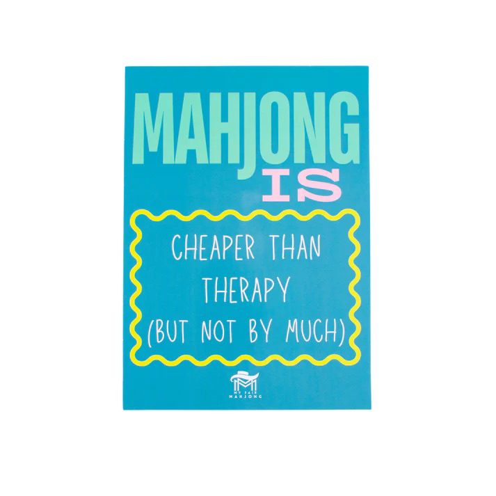 MAHJONG SHUFFLE CARD | Mahjong Is Series | CHEAPER THAN THERAPY
