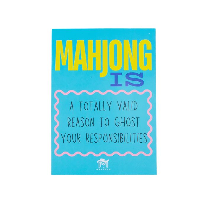MAHJONG SHUFFLE CARD | Mahjong Is Series | GHOST RESPONSIBILITIES