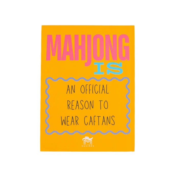 MAHJONG SHUFFLE CARD | Mahjong Is Series | REASON TO WEAR CAFTAN