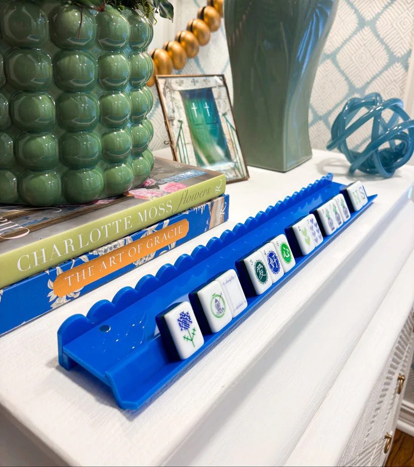 True Blue Scallop Rack & Pusher Set