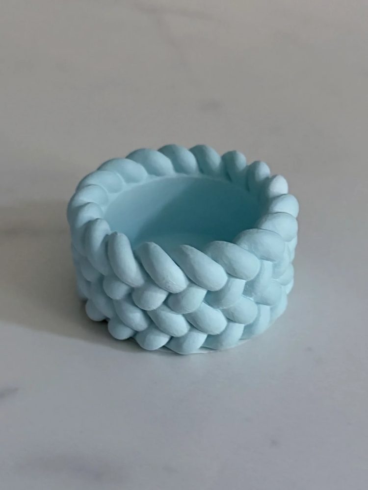 The Gemma Dish powder blue