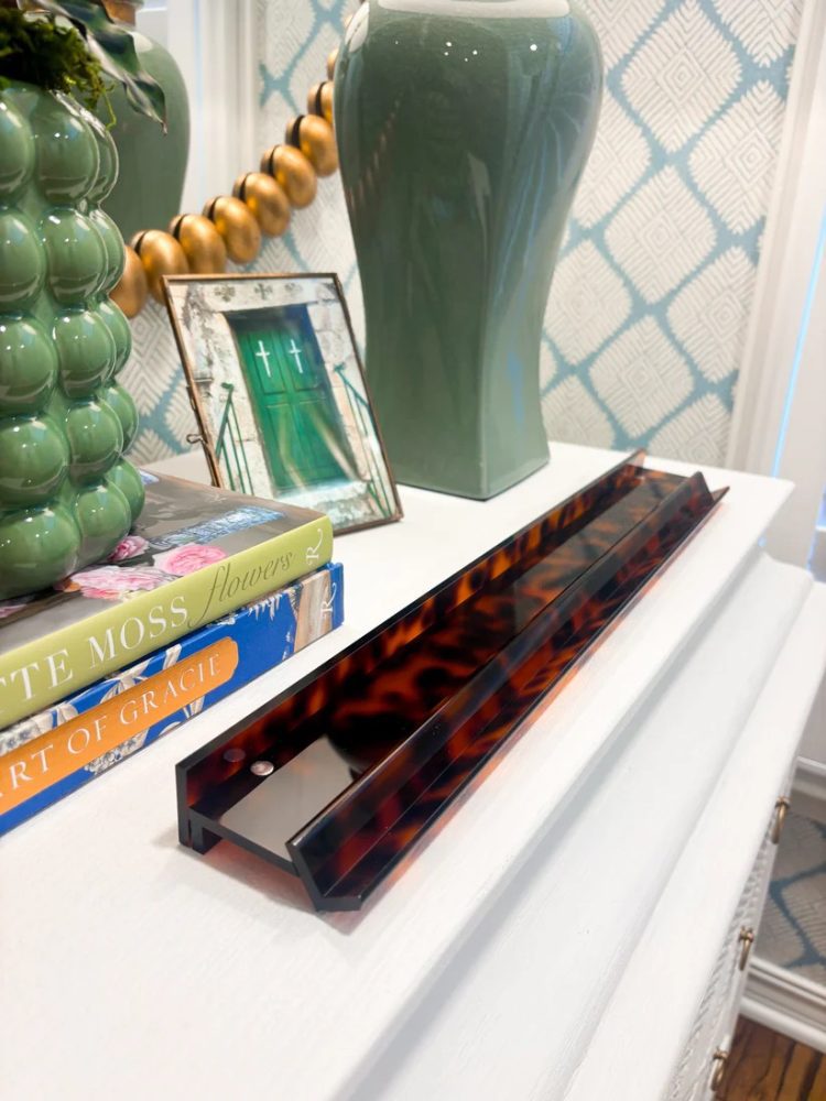 Tortoise Shell Acrylic Rack