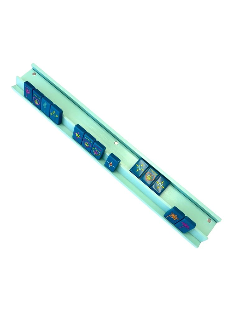 Mahjong Racks & Pushers (Set of 4) - Mint