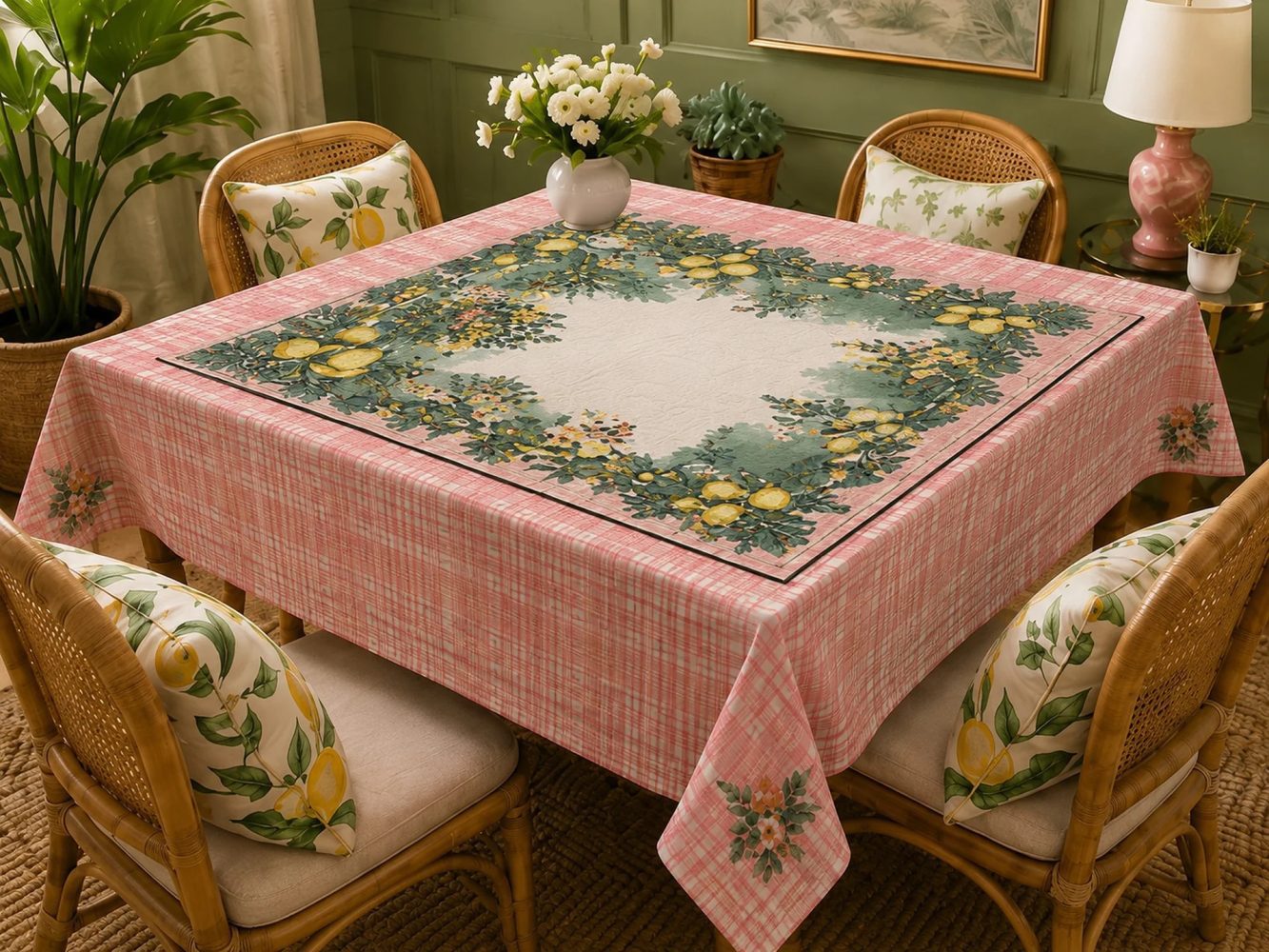 Lena Never Shows Her Hand Table Cloth