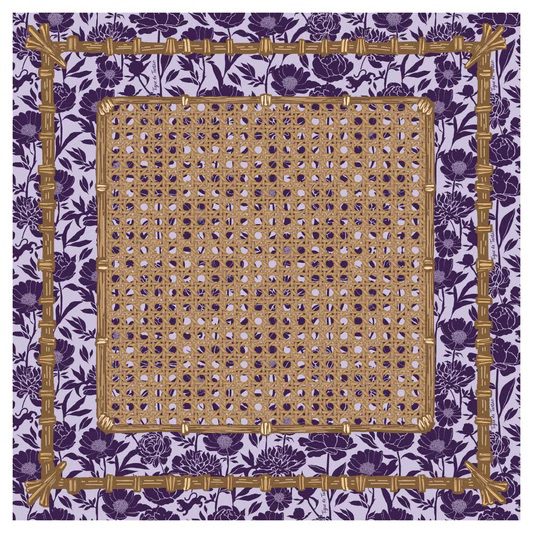 Mahjong Gaming Mat, PLUM PEONY