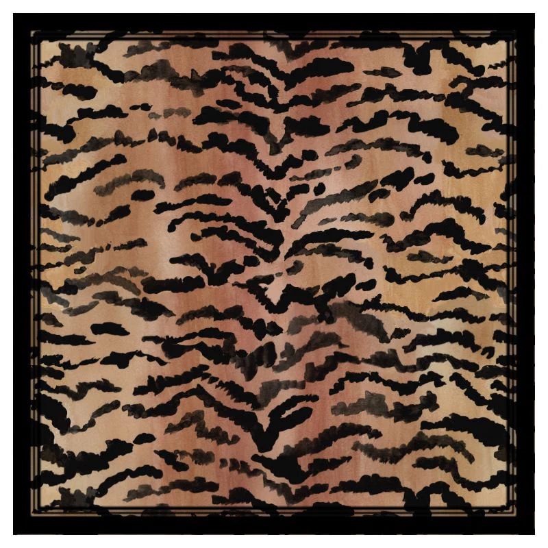 “El Tigre” Mahjong Mat Printed Needlepoint Canvas
