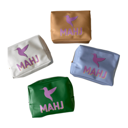 VEGAN LEATHER TILE POUCH by Mod Mahj