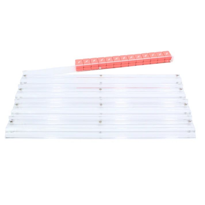 MAHJONG RACKS | Premium Acrylic | Patent Pending – Transparent Clear