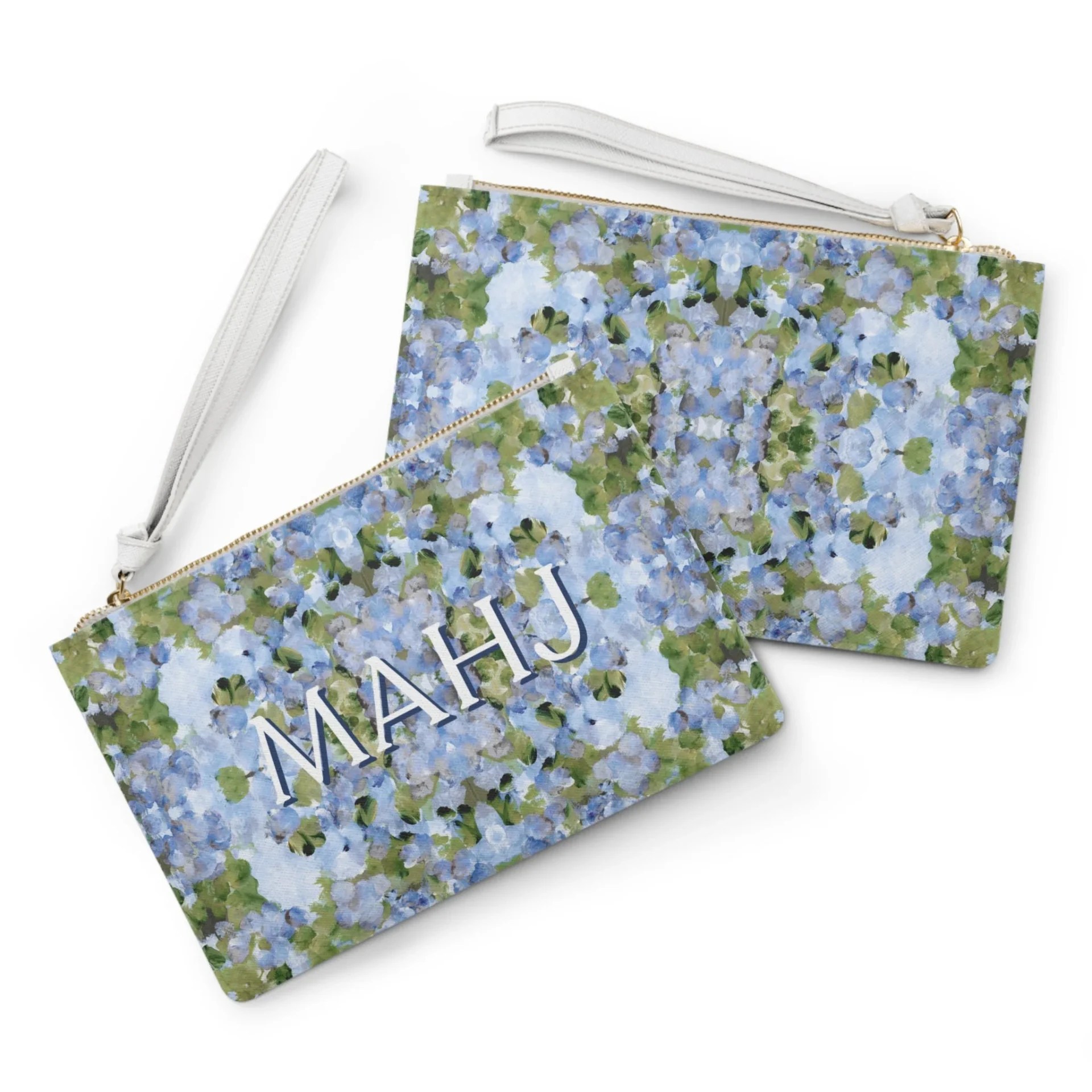 Hydrangea Mahjong Card Clutch by Amanda Toppe Living