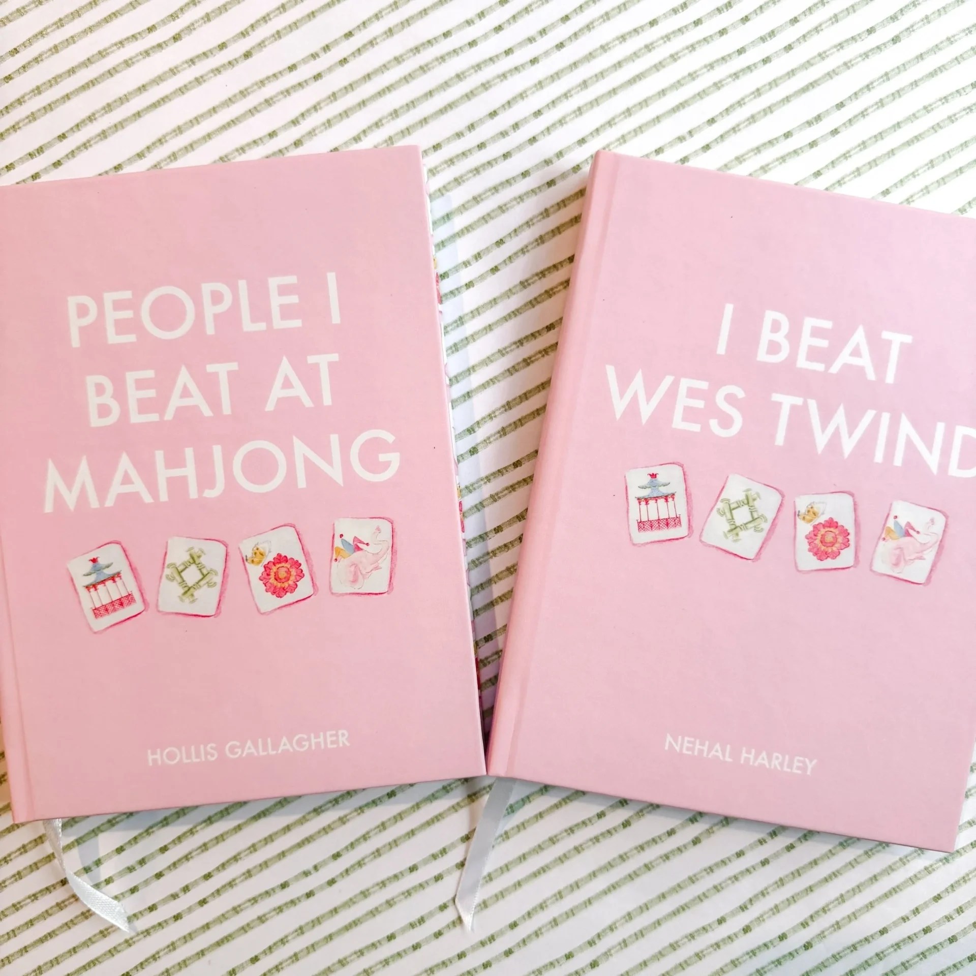 Personalized mahjong journal by Soirée All Day Co.