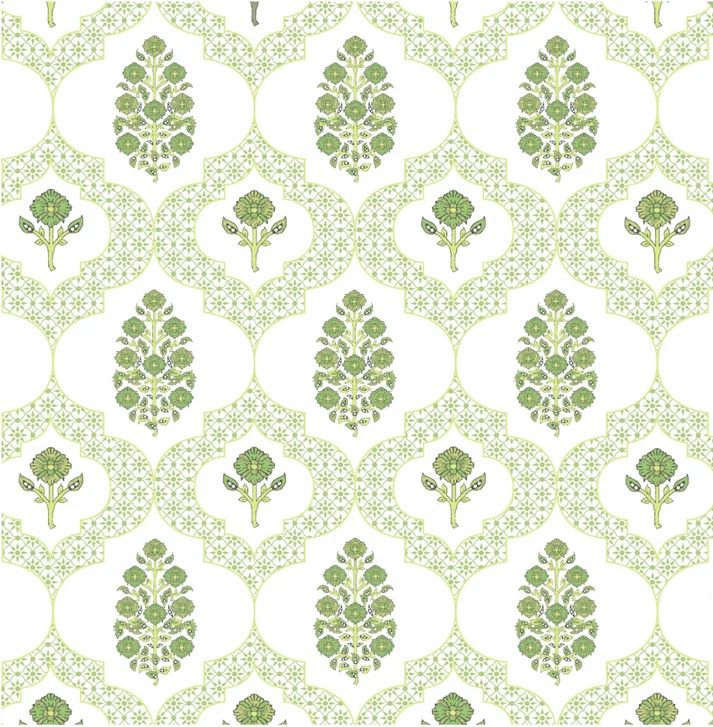 Indiennes Tablecloth by Holly Stuart Home – Green