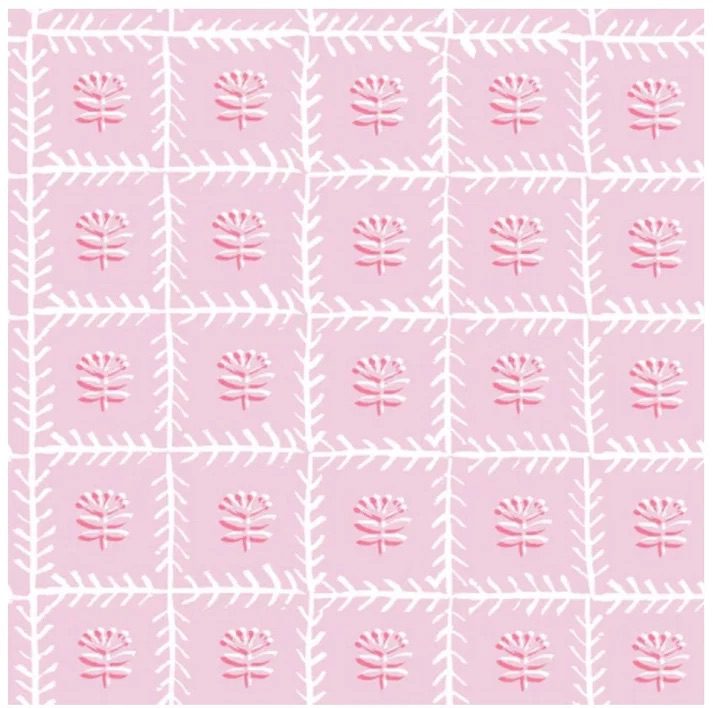 Lattice Tablecloth by Holly Stuart Home – Pink