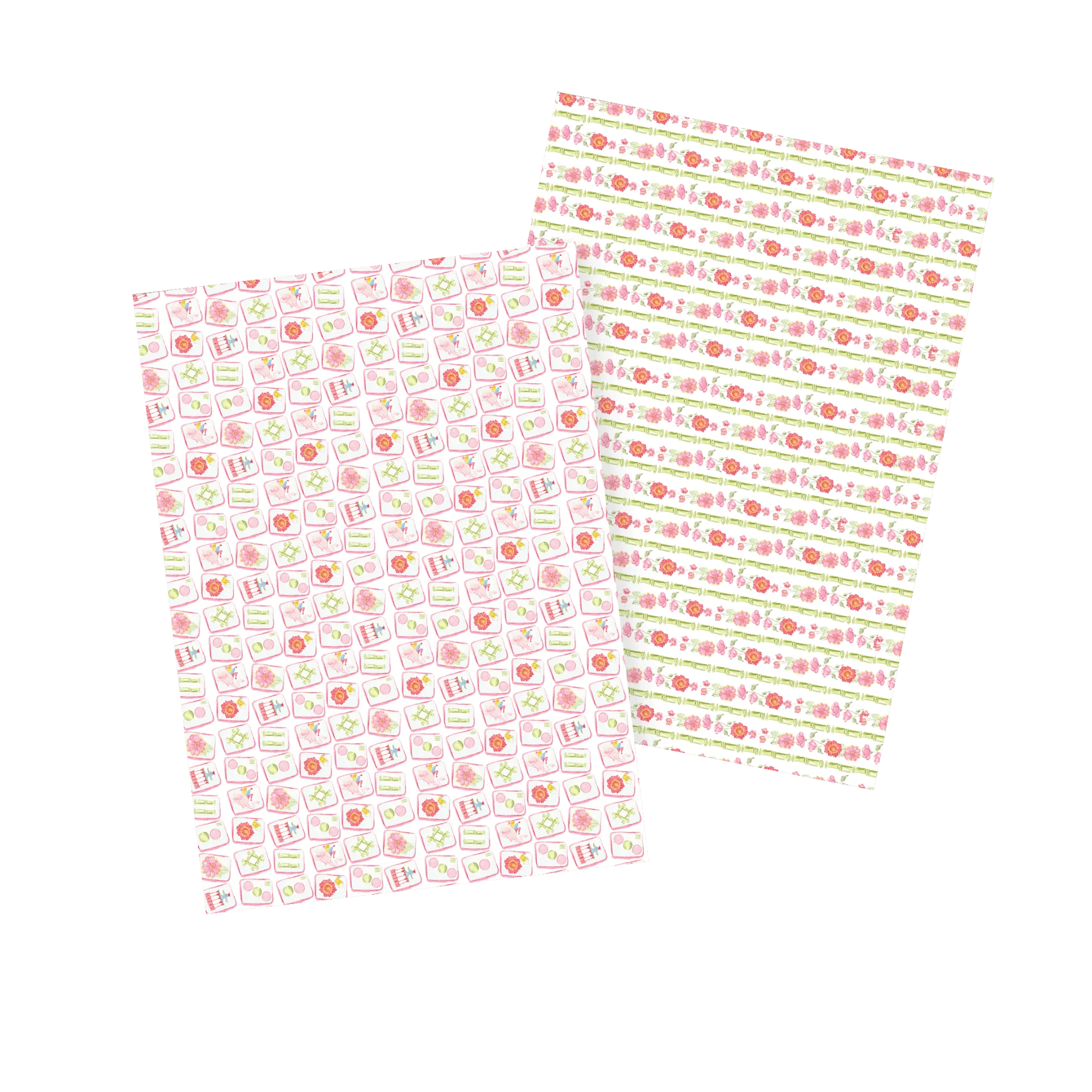 Mahjong wrapping paper by Soirée All Day Co.