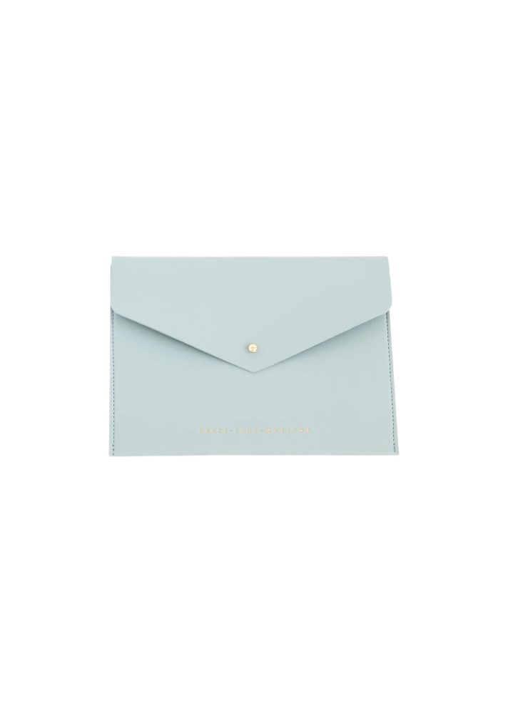Card Clutch - Serenity Blue