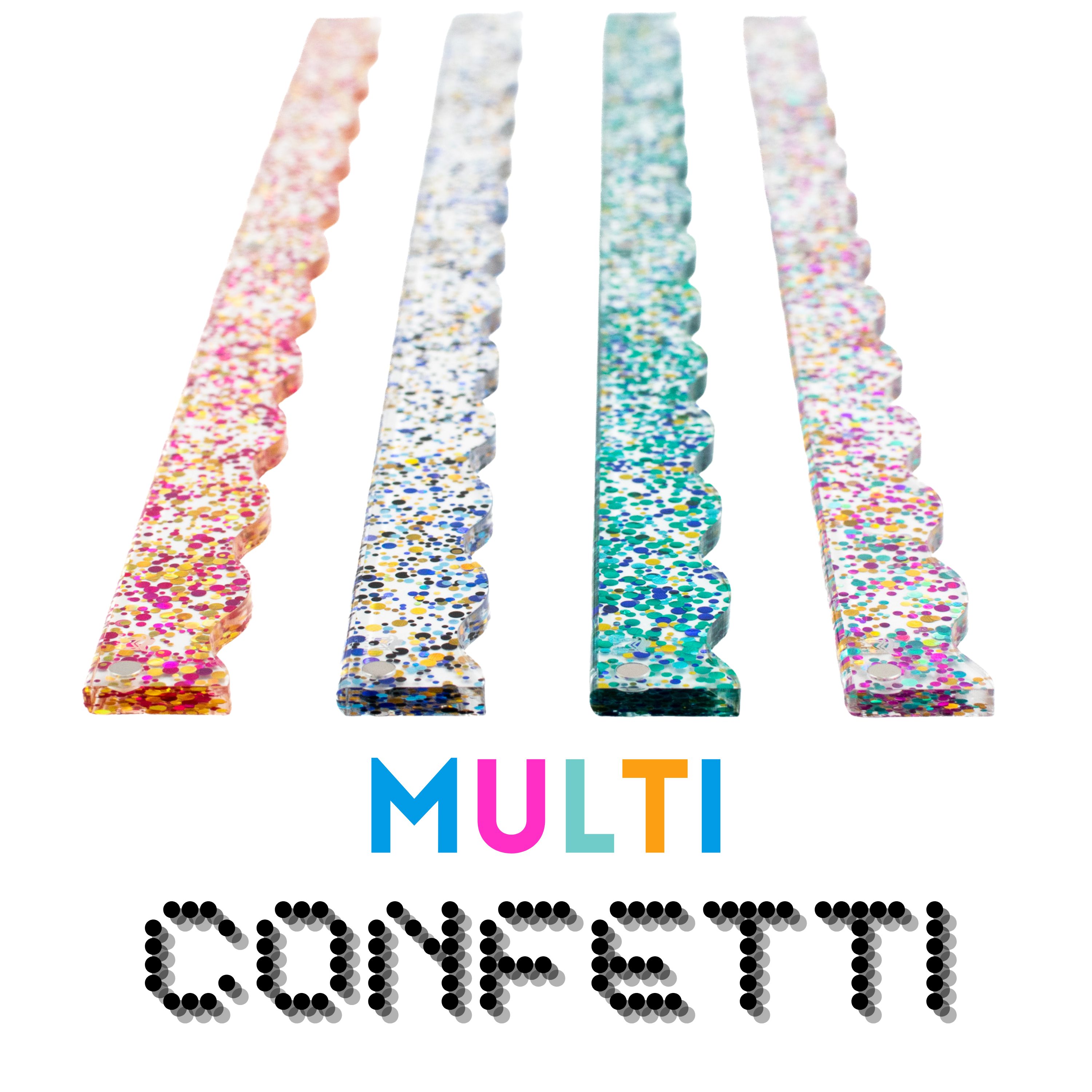 Multi Color Confetti Pusher by My Fair Mahjong