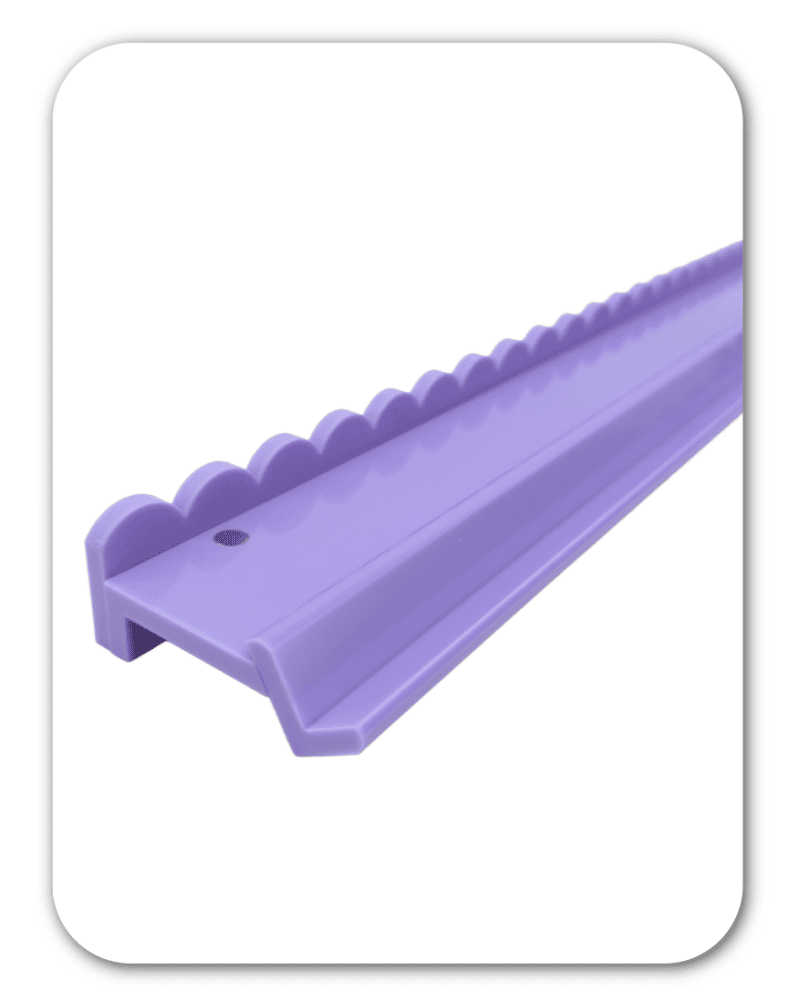 Purple Racks w/Purple Scallop Pusher by Mardijong