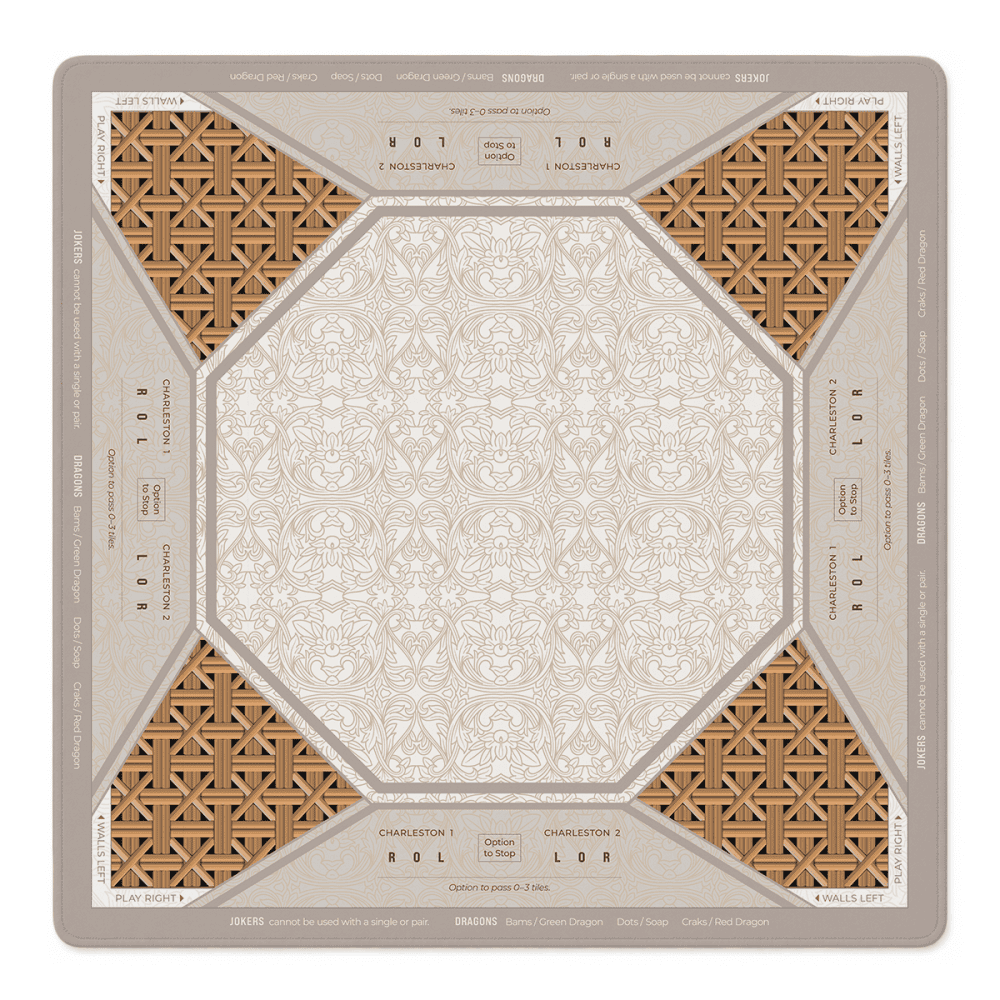 Lattice and Lace Mahjong mat by Mahjong by SI