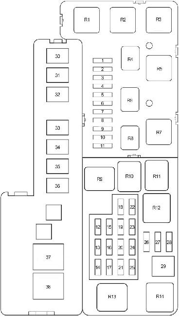 2016 toyota highlander hybrid awd fuse box diagrams