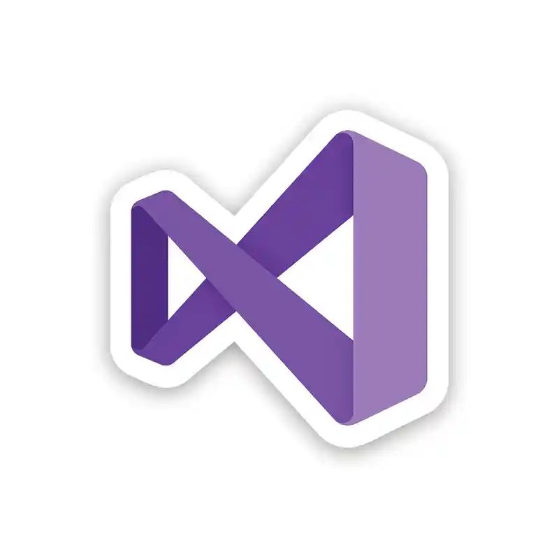 Visual Studio Code Sticker Dot Badges - Perfect Vintage Background - Mobile
