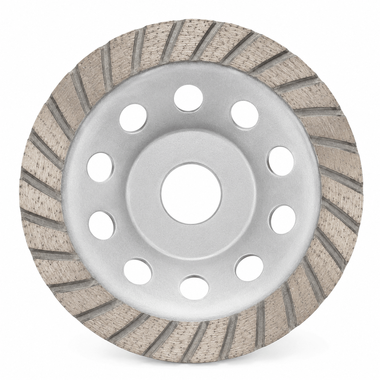 DOT turbo diamond cup wheel for angle grinders, 4 to 7 inch, smooth concrete surface grinding