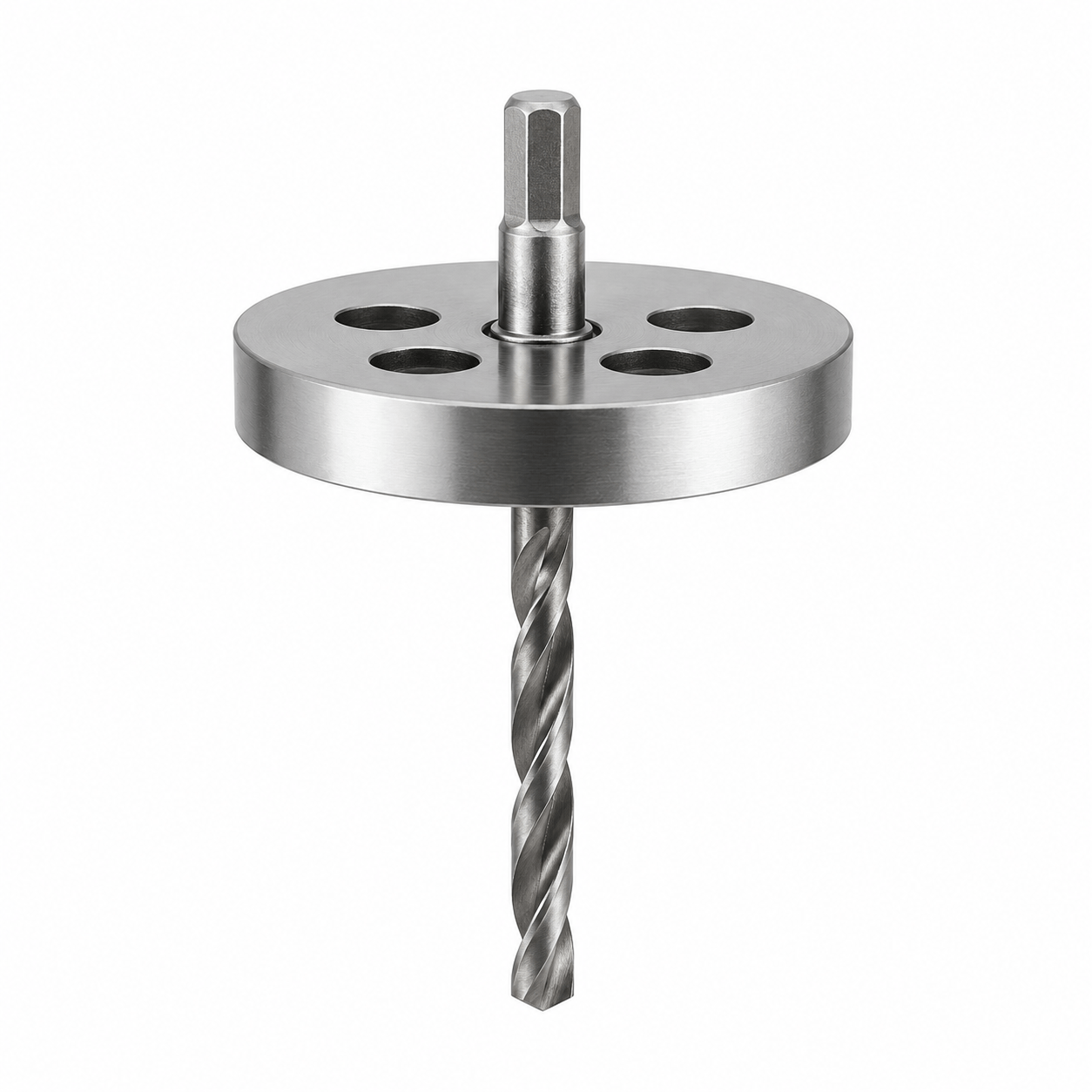 DOT pilot bit and centering guide for starting accurate core drill holes