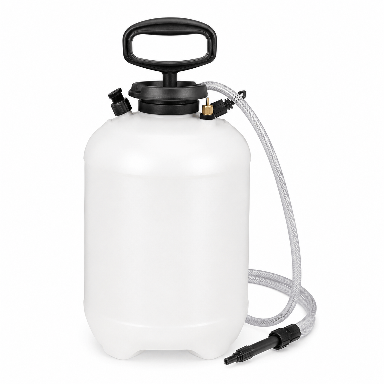 DOT pressurized water bottle for wet cutting and silica dust suppression
