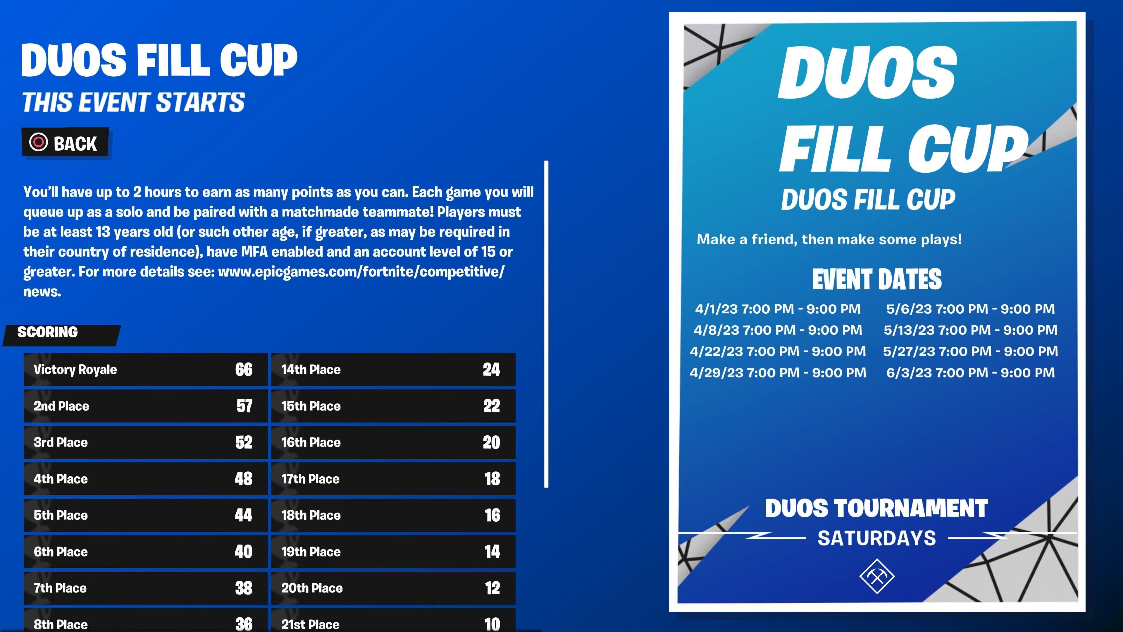 How To Join Fortnite Tournaments Dot Esports Fortnite TOurnament Rules 