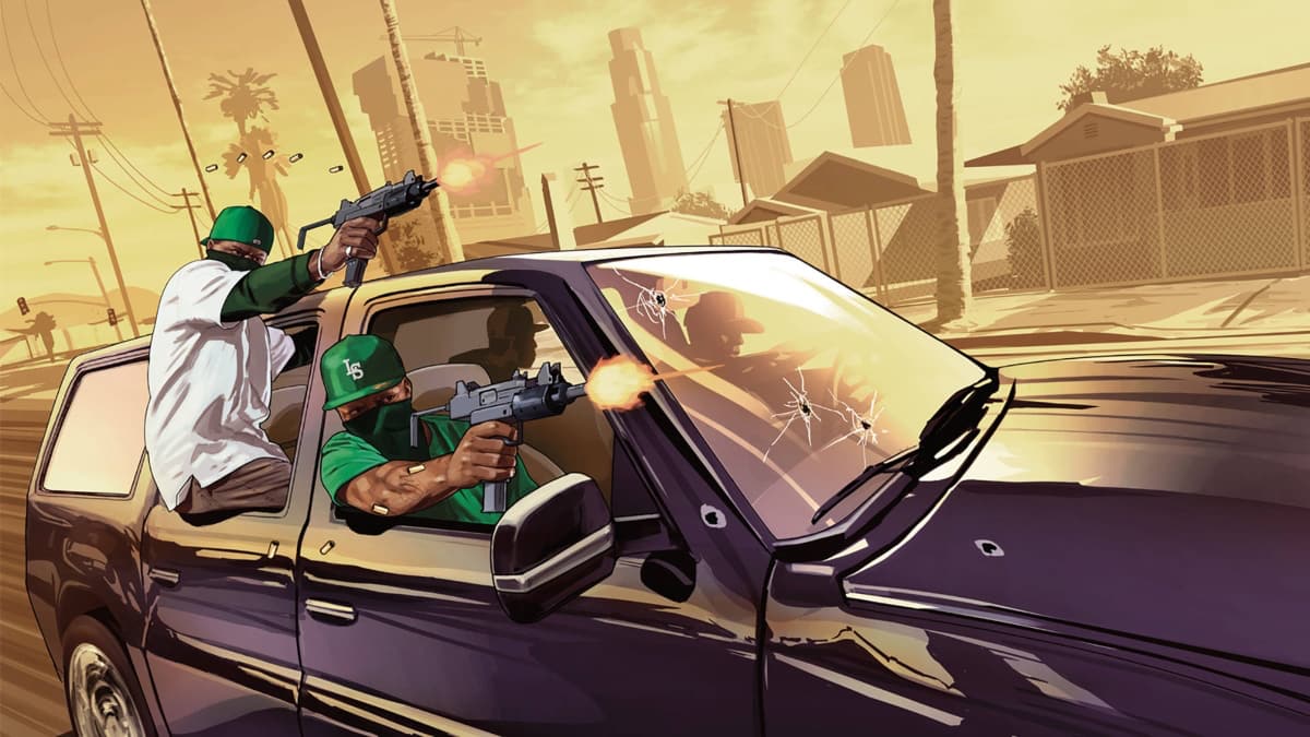 All Gang Attack Locations In GTA 5 GTA 5 Key Art 