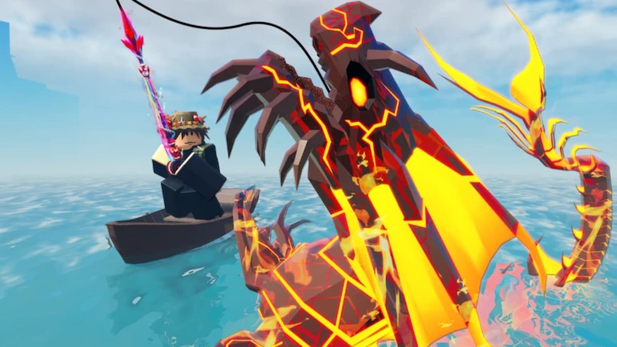 How To Catch The Red Drum Fish In Roblox Fisch Fisch Secret Fish Magma Leviathan 