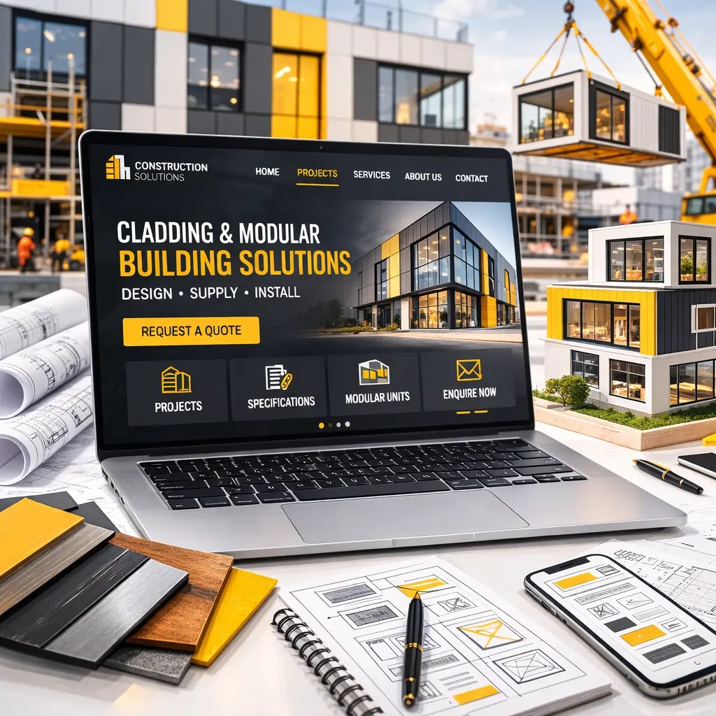 Web Design for Cladding Companies & Modular Building Businesses