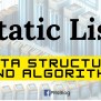 Understanding Static List In Data Structure And Algorithm, Explained ...