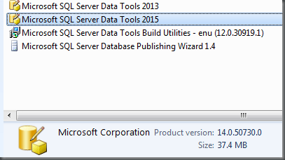 SqlServerDataTools