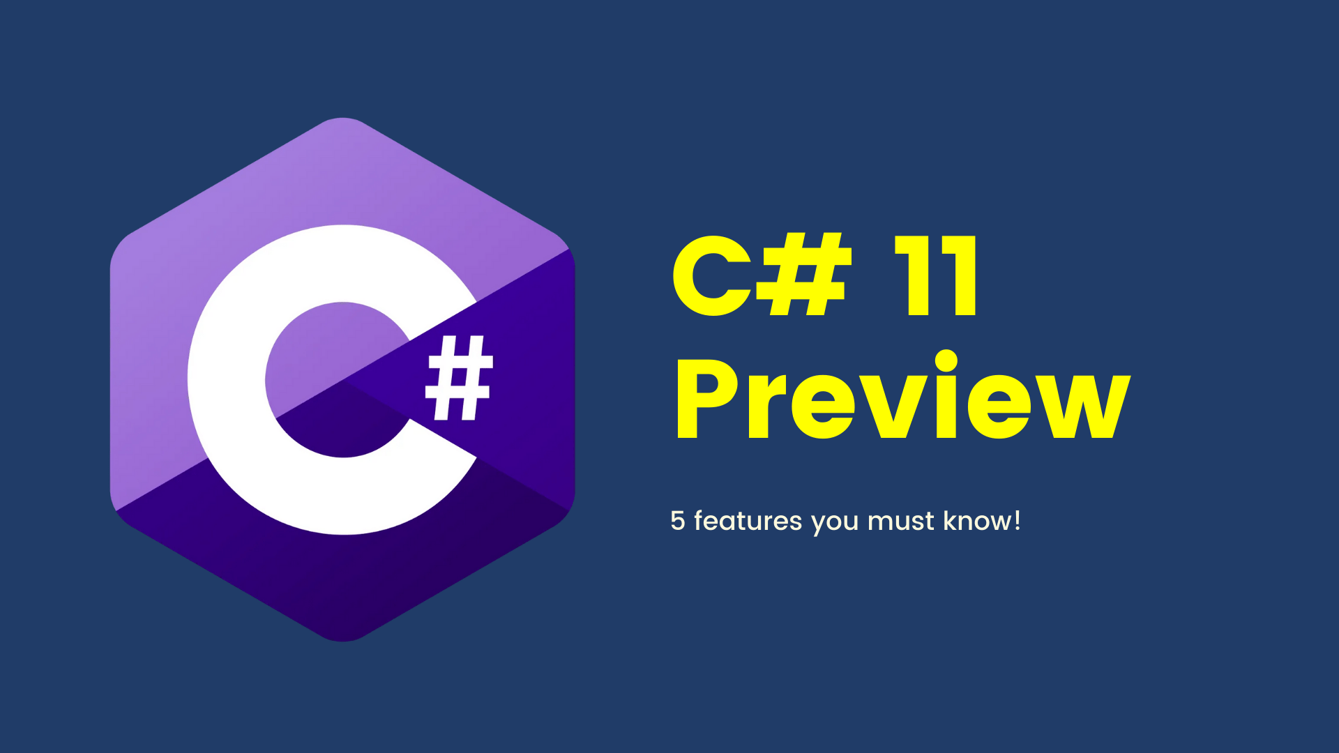 C# 11 New Features