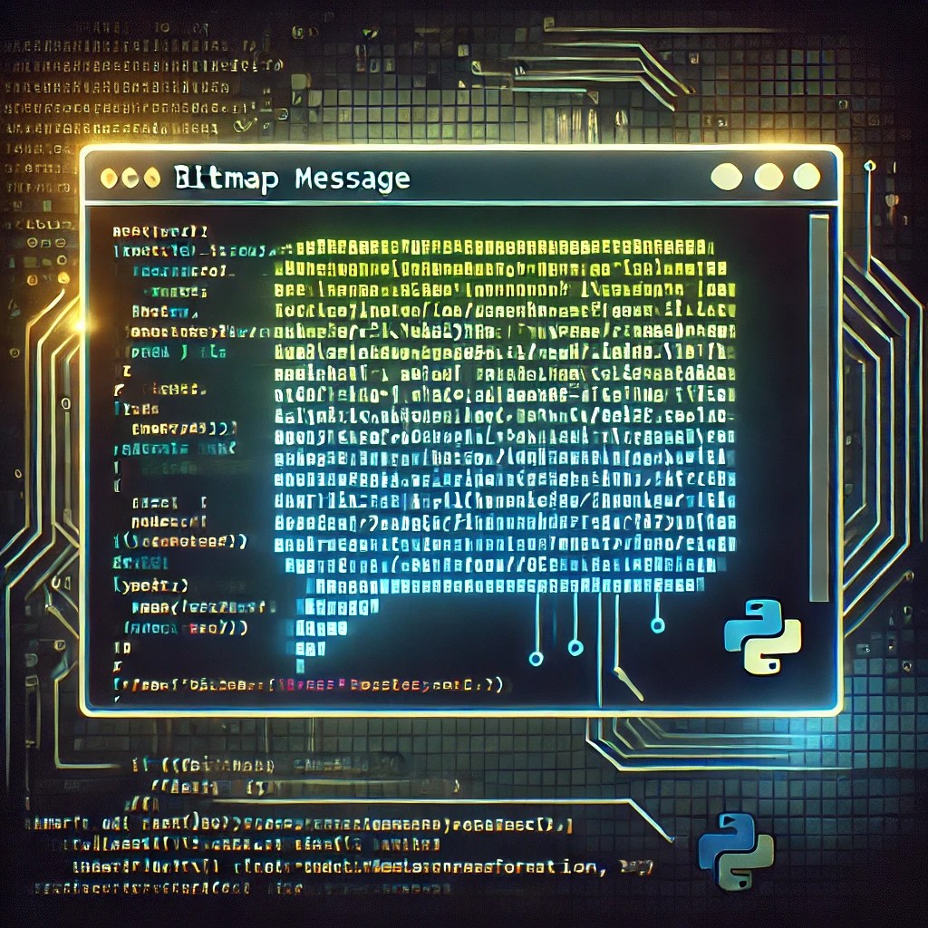 Programa na bitmapową wiadomość