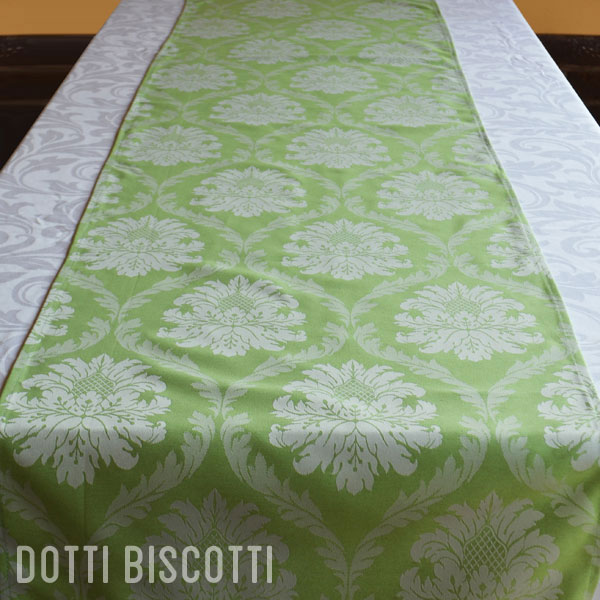Green & White Floral (45cm x 215cm) Available: 6
